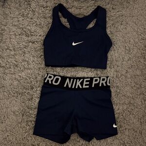 Nike Pro Navy Set